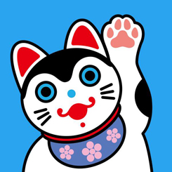 LINEスタンプ　こまネコみーちゃん